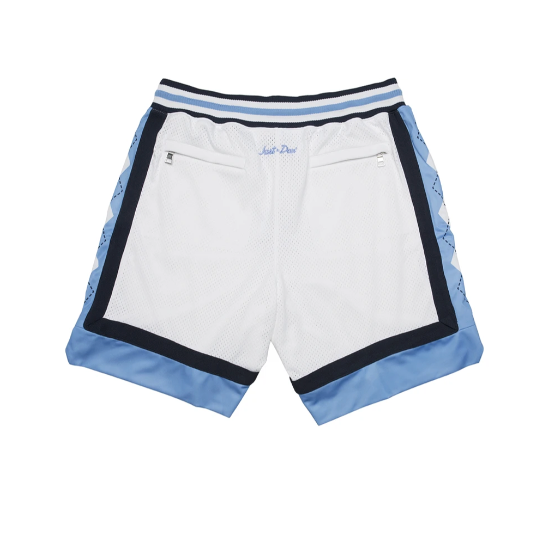 University of North Carolina Basketball Shorts (UNC) - Jersey and Sneakers