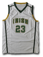 LeBron James #23 St. Vincent-St. Mary High School Jersey (White) - Jersey and Sneakers