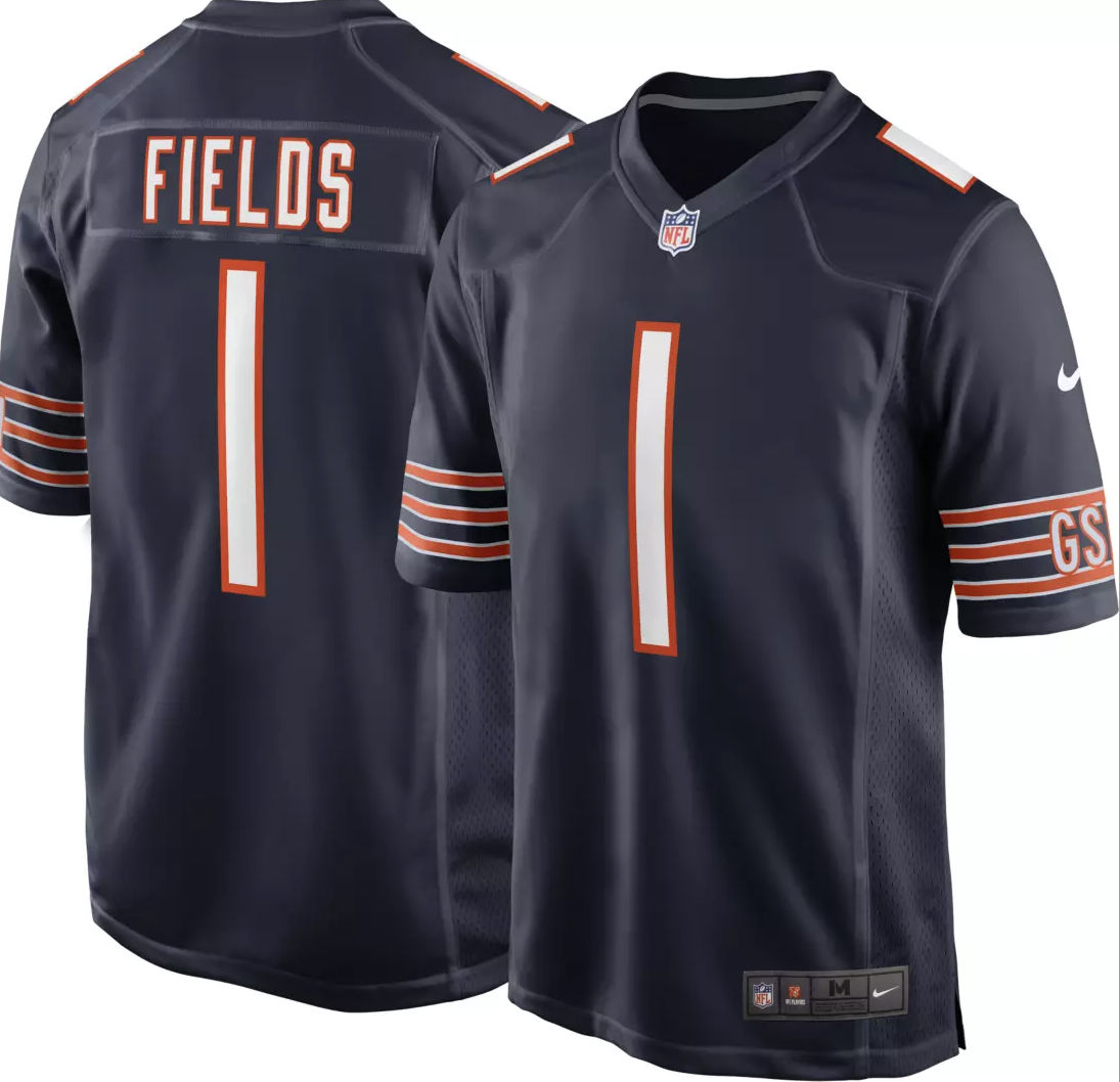 Justin Fields Chicago Bears Jersey - Jersey and Sneakers