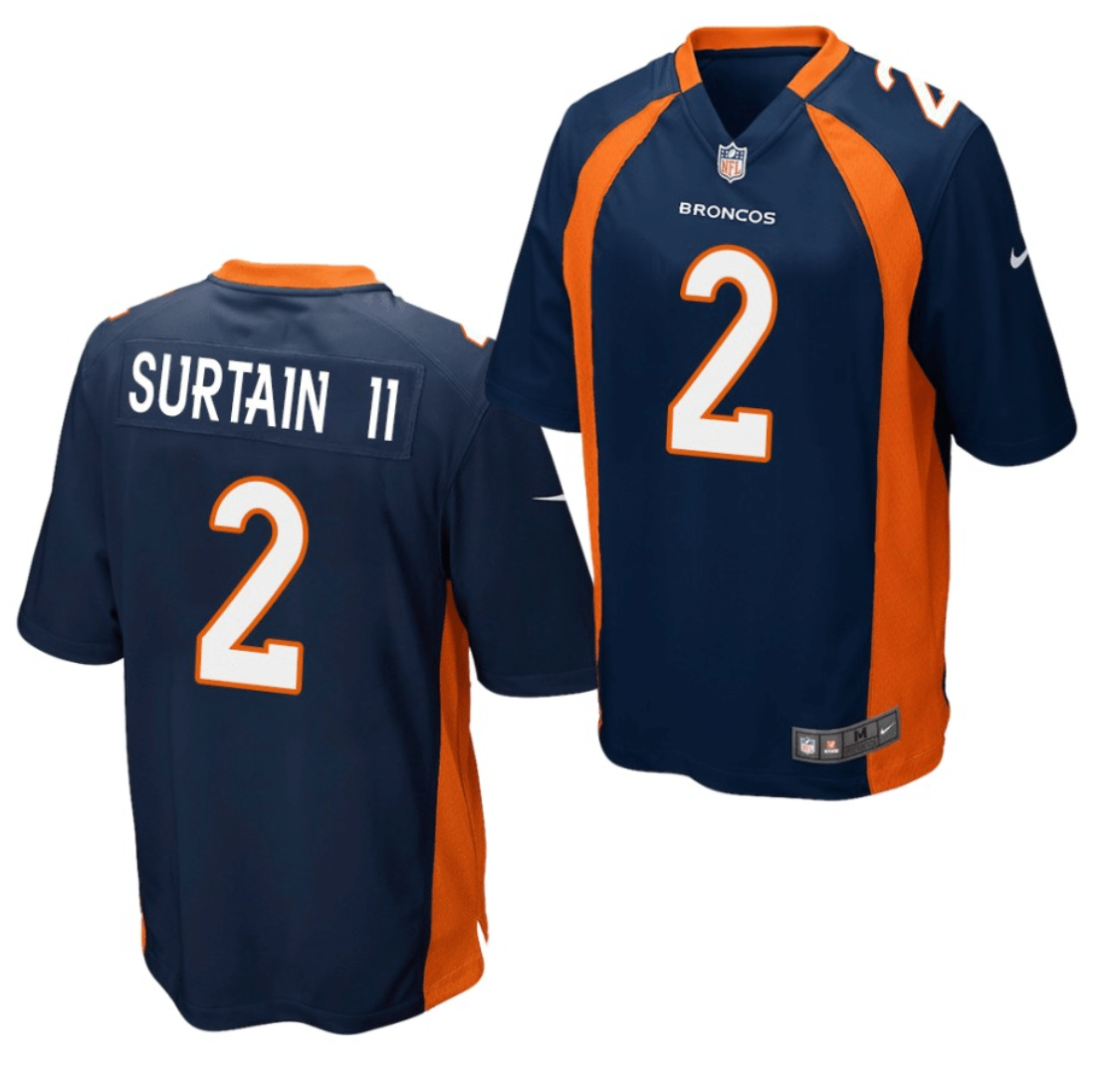 Patrick Surtain Denver Broncos Jersey - Jersey and Sneakers