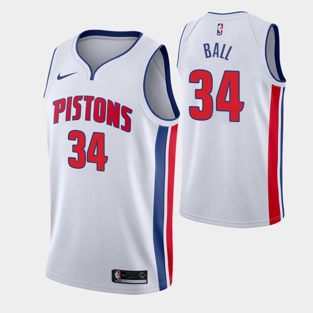 LiAngelo Ball White Pistons Jersey - Jersey and Sneakers