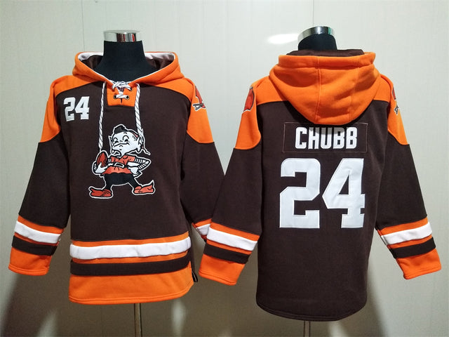 Nick Chubb Cleveland Browns Hoodie Jersey - Jersey and Sneakers