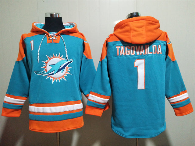 Tua Tagovailoa Miami Dolphins Hoodie Jersey - Jersey and Sneakers