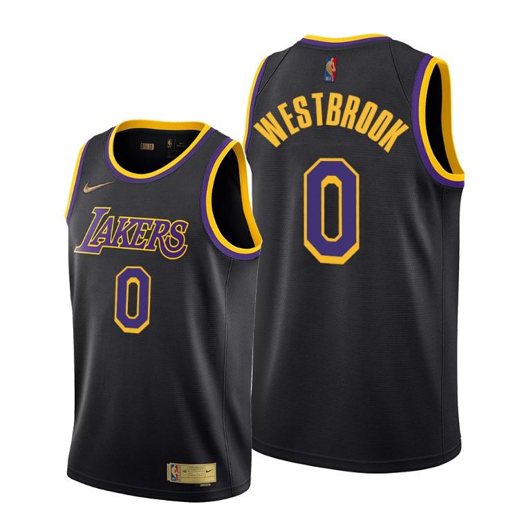 Russell Westbrook Los Angeles Lakers Earned Edition Jersey - Jersey and Sneakers