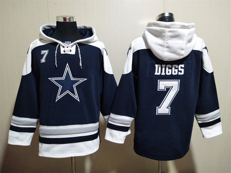 Trevon Diggs Dallas Cowboys Hoodie Jersey - Jersey and Sneakers