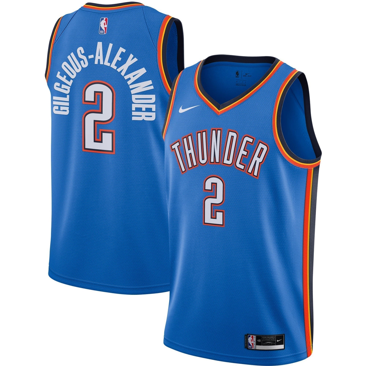 Shai Gilgeous-Alexander Oklahoma City Thunder Jersey - Jersey and Sneakers