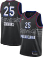 Ben Simmons Philadelphia 76ers 2020-21 City Edition Jersey - Jersey and Sneakers