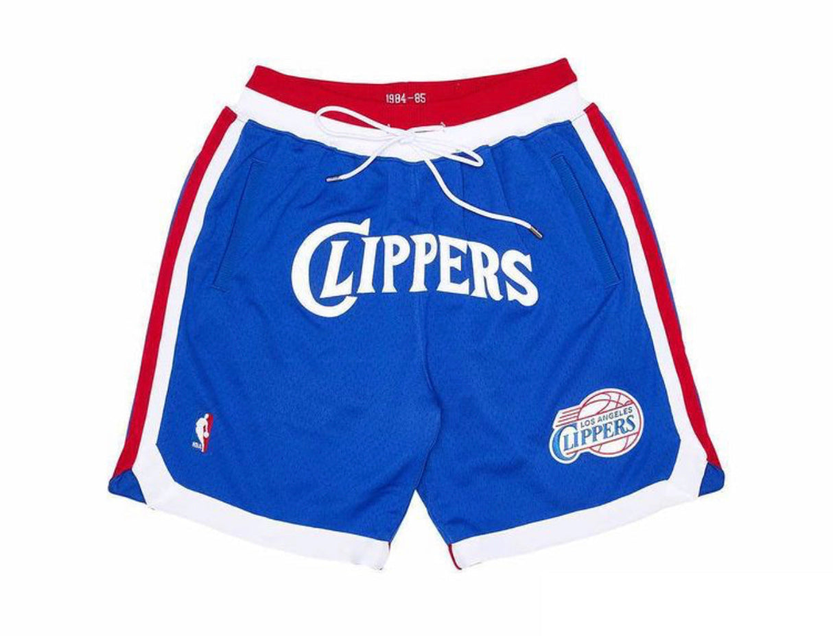 Los Angeles Clippers Basketball Shorts - Jersey and Sneakers