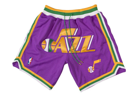 Utah Jazz Basketball Shorts - Jersey and Sneakers