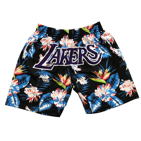 Los Angeles Lakers Tropical Shorts - Jersey and Sneakers