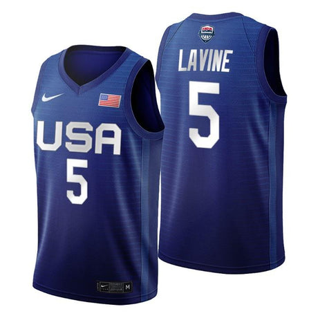 Zach LaVine Team USA Olympics Jersey - Jersey and Sneakers