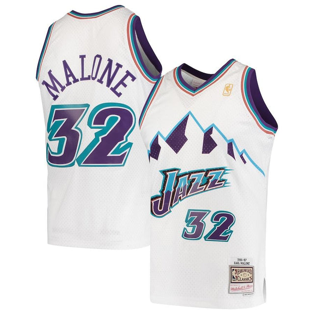 Karl Malone Utah Jazz Throwback Jerseys - Jersey and Sneakers