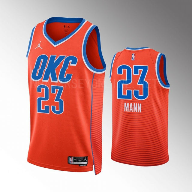 Tre Mann Oklahoma City Thunder Jersey - Jersey and Sneakers